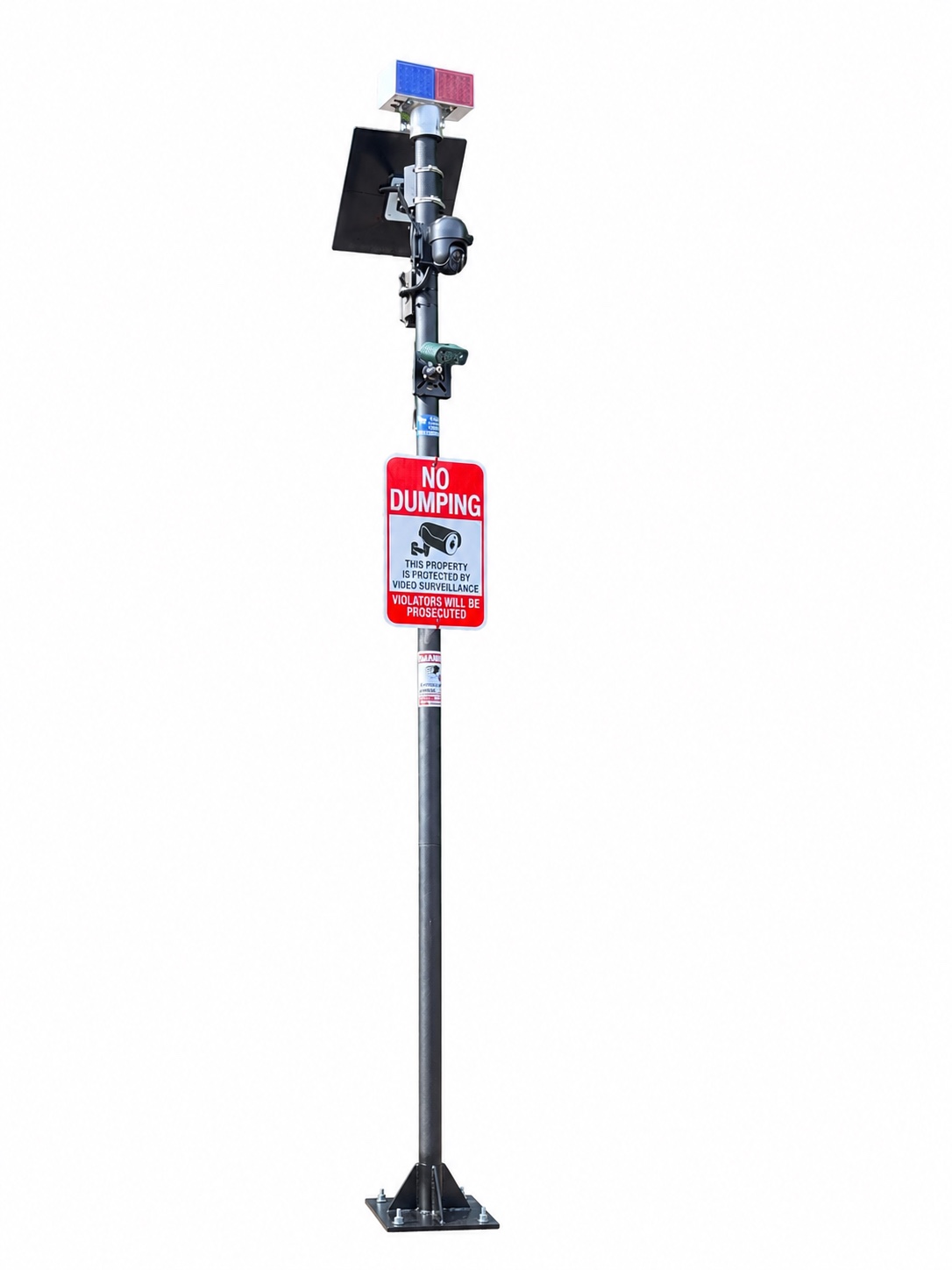 Surveilix solar-powered property protection system